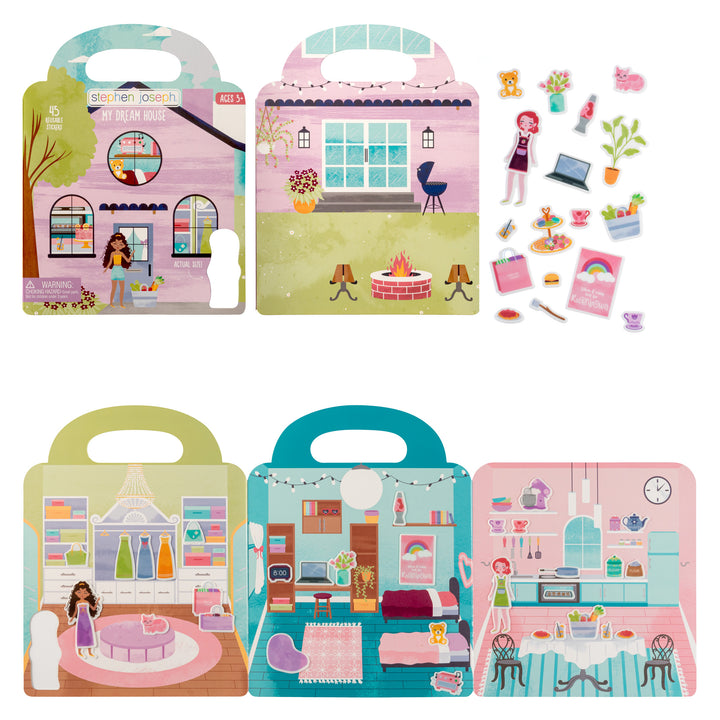 Stephen Joseph Reusable Sticker Book – My Dream House