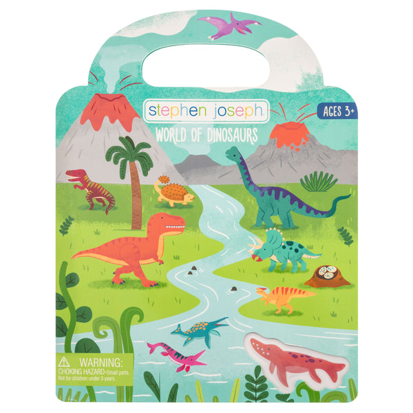 Stephen Joseph Reusable Sticker Book – World of Dinosaurs