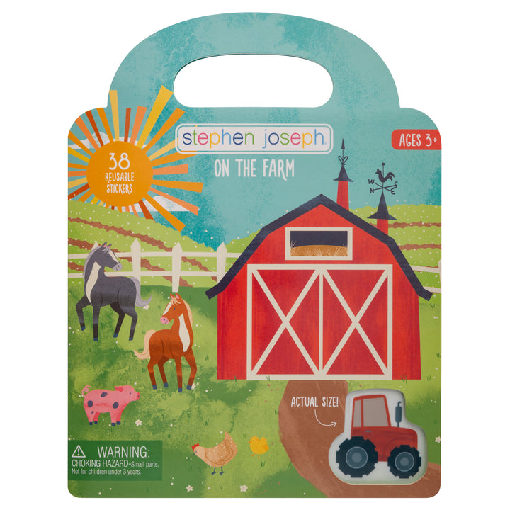 Stephen Joseph Reusable Sticker Book – On The Farm