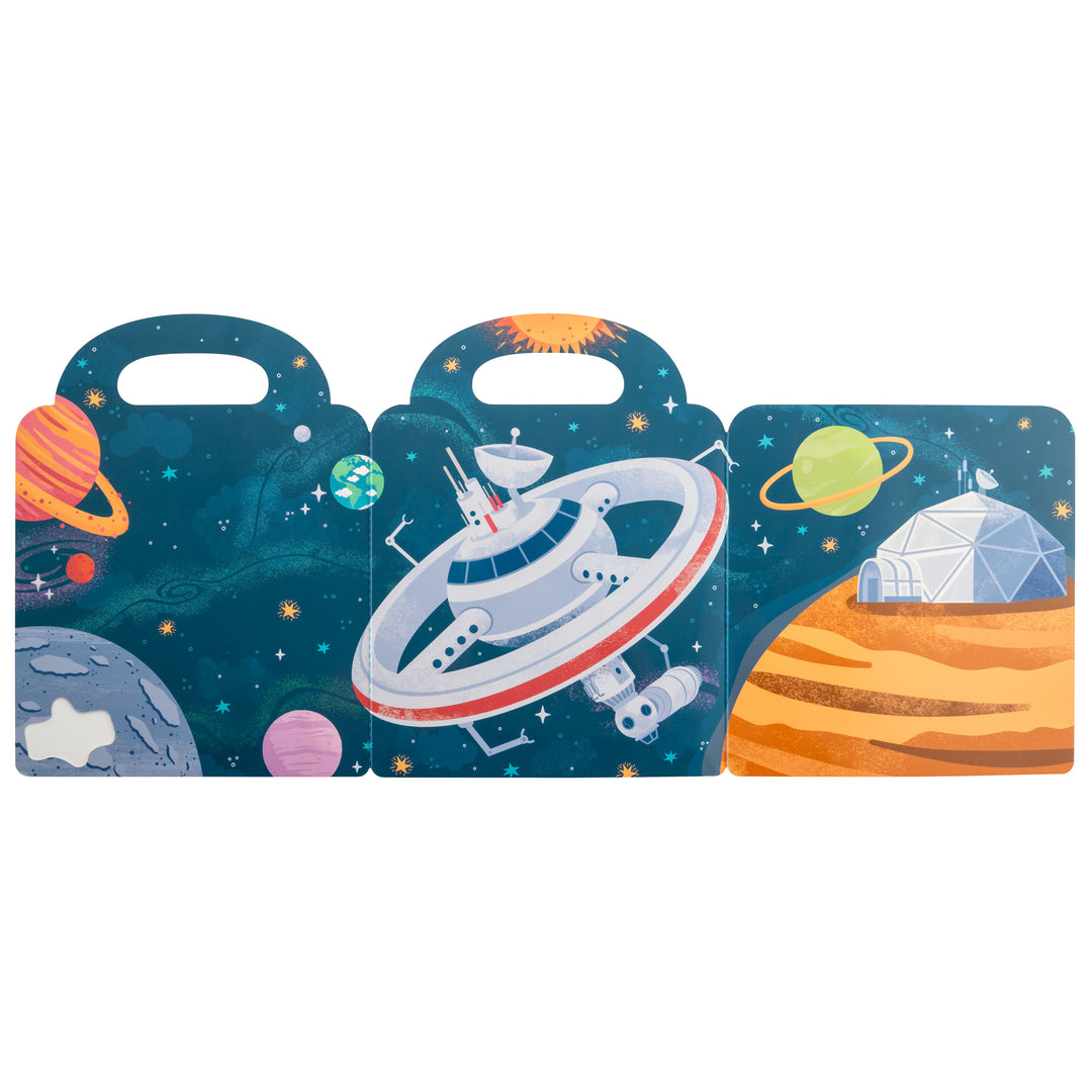Stephen Joseph Sticker Stephen Joseph Reusable Sticker Book – Space Explorers – Make Believe Co.