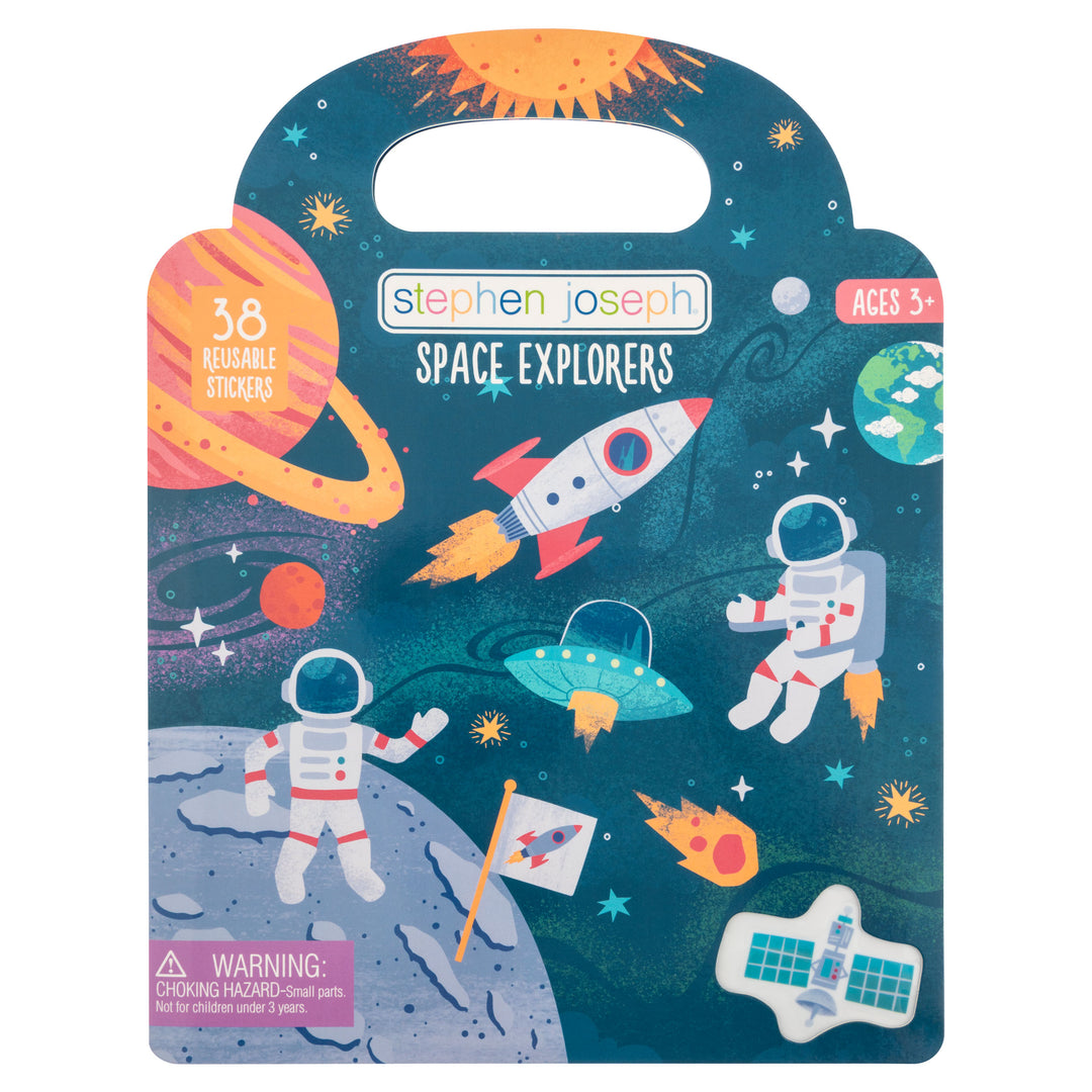 Stephen Joseph Reusable Sticker Book – Space Explorers