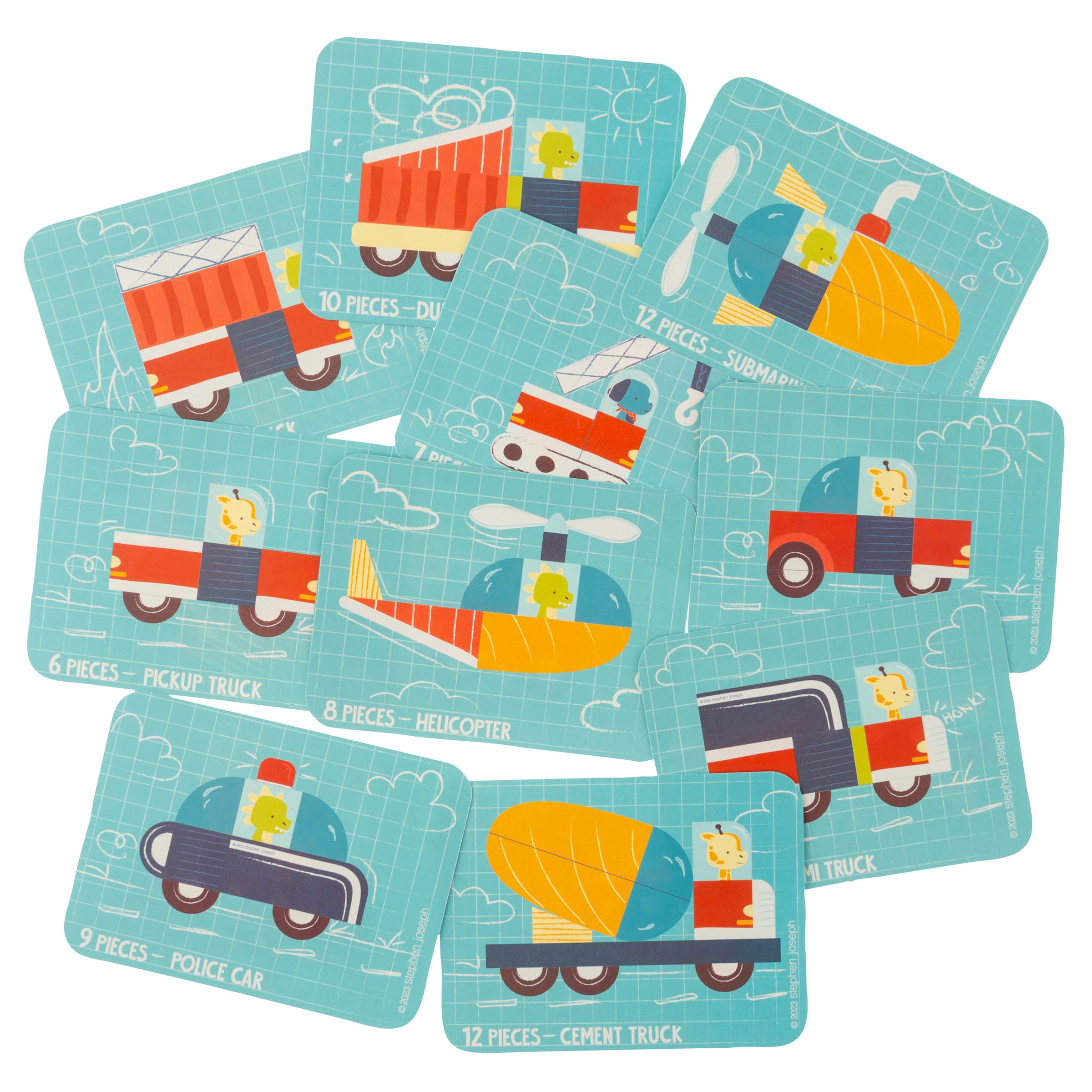 Stephen Joseph Magnetic Activity Set – Transportation