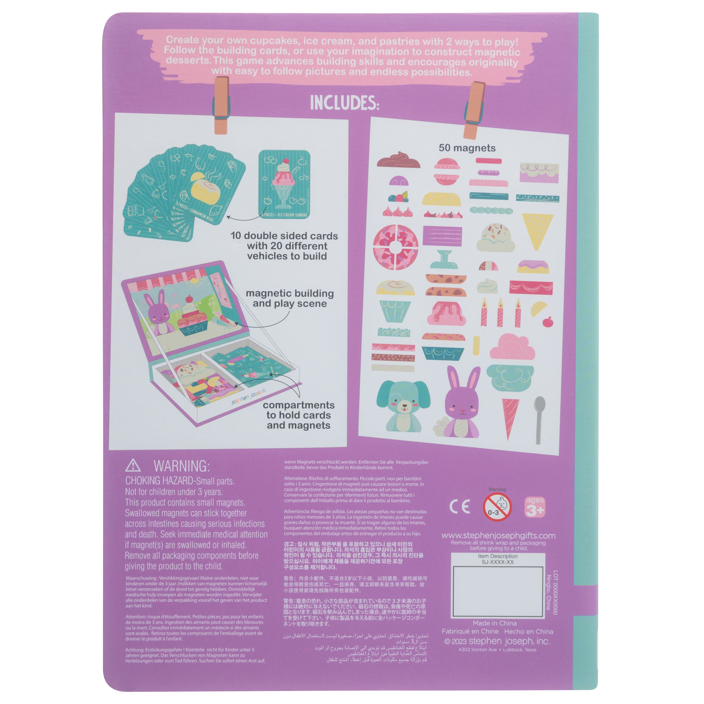 Stephen Joseph Magnetic Activity Set – Sweet Shop