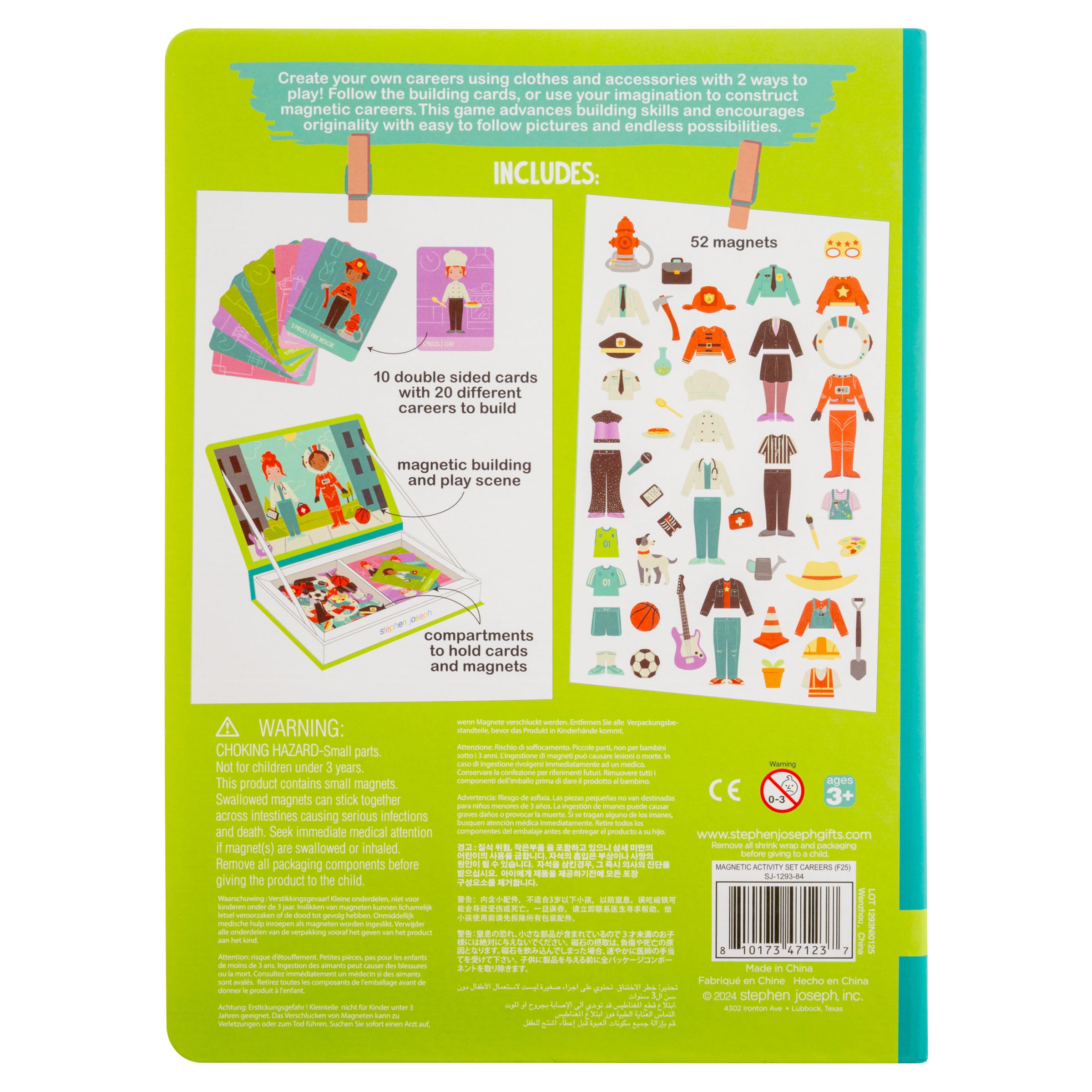 Stephen Joseph Magnetic Activity Set – Careers