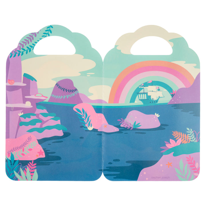 Stephen Joseph Reusable Puffy Sticker Book – Mermaids &amp; Friends