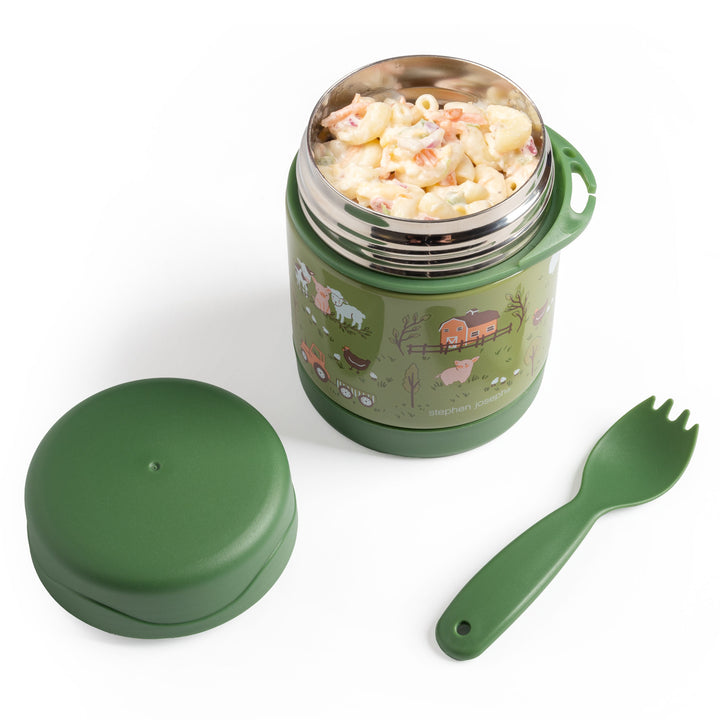 Stephen Joseph Double Wall Insulated Stainless Steel Food Jar – Farm