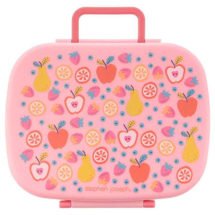 Stephen Joseph Bento Box with Removable Tray – Fruit