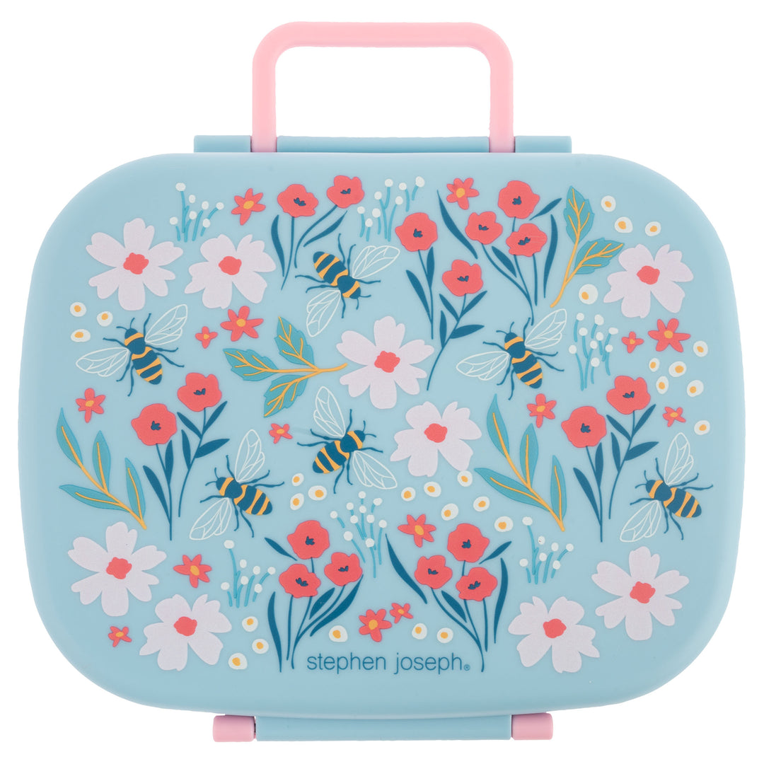 Stephen Joseph Bento Box with Removable Tray – Bee