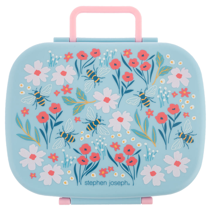 Stephen Joseph Bento Box with Removable Tray – Bee