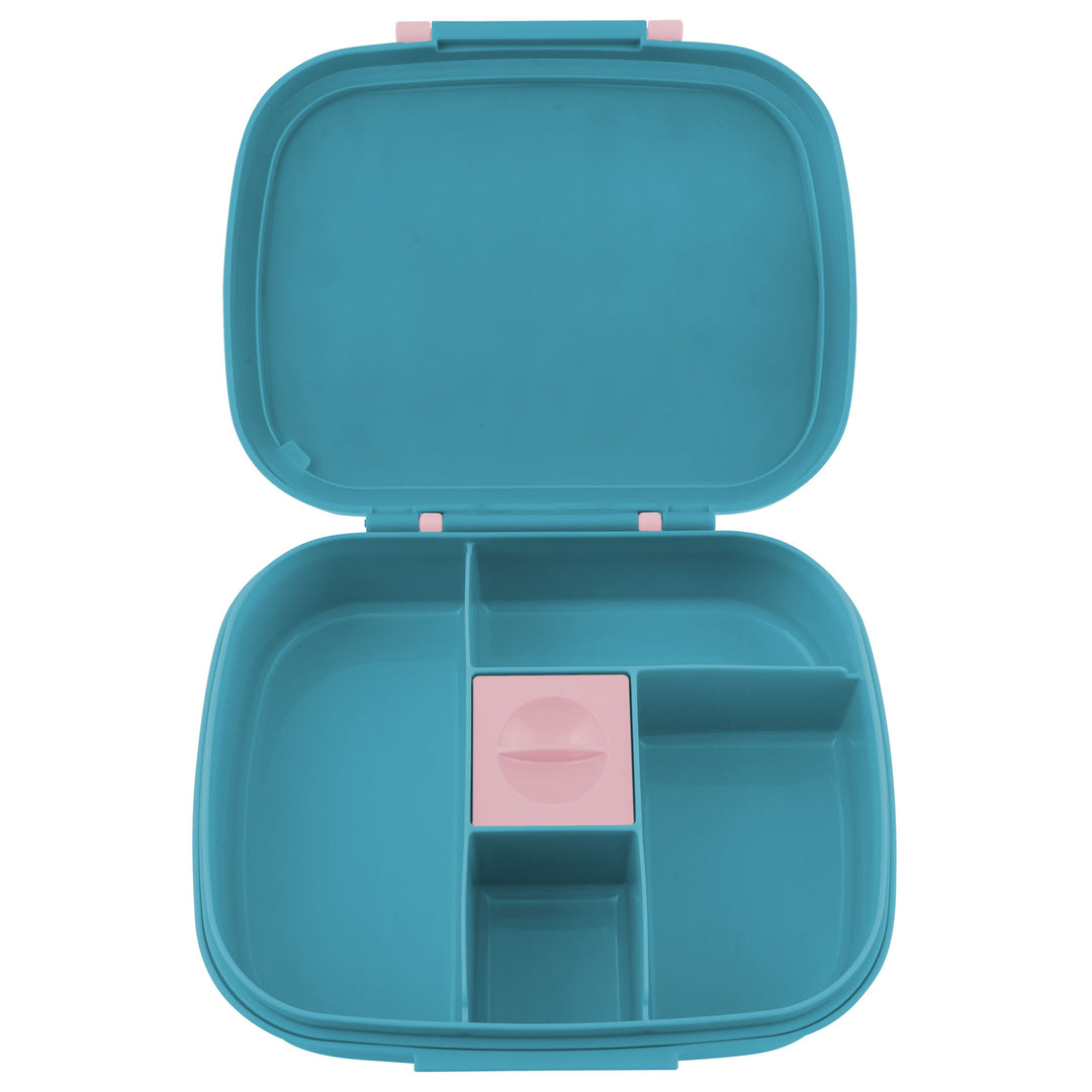 Stephen Joseph Bento Box with Removable Tray – Mushroom