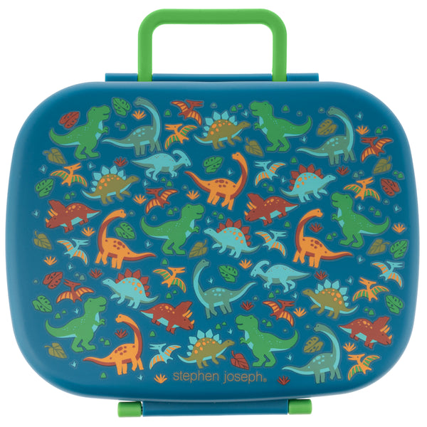 Stephen Joseph Bento Box with Removable Tray – Dino