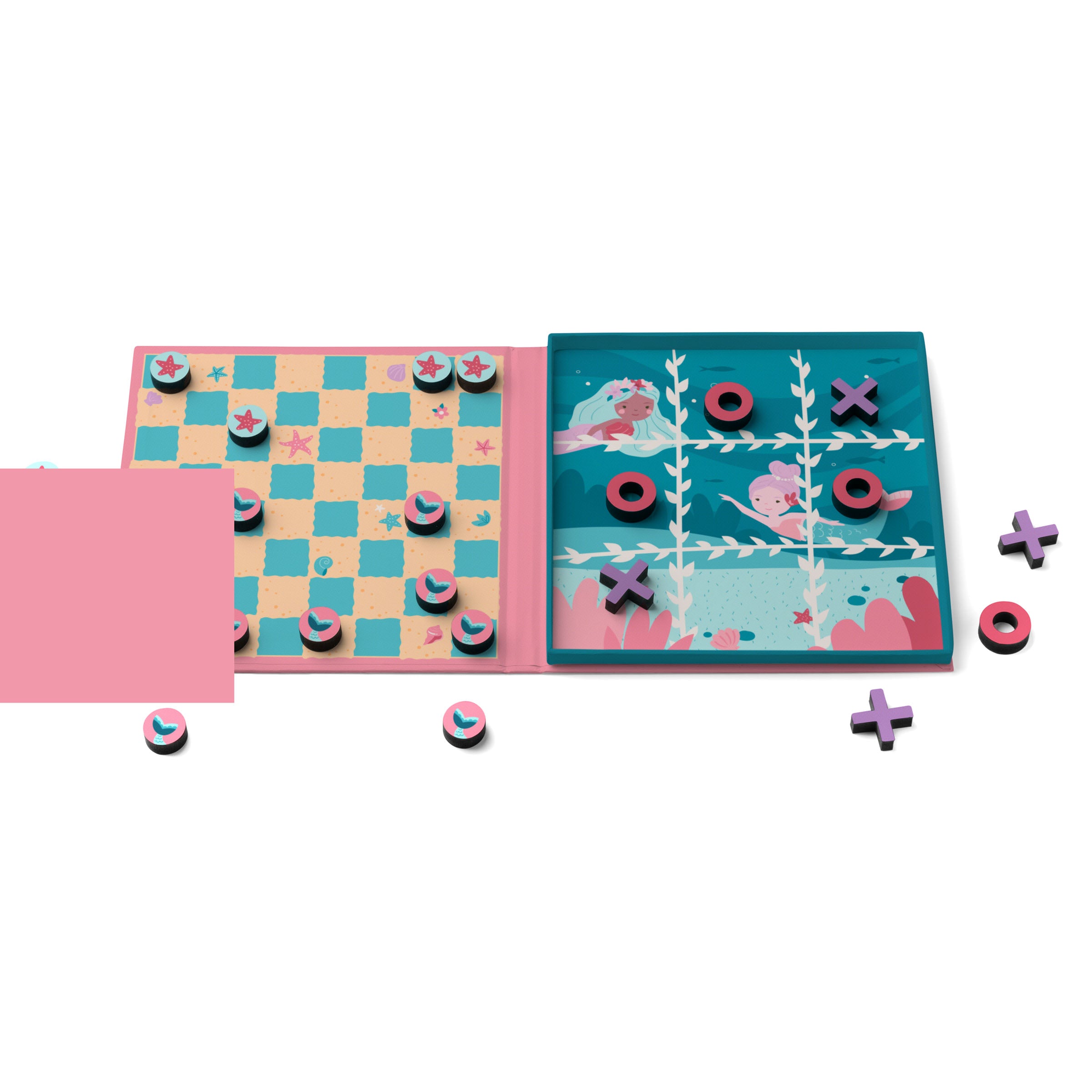 Stephen Joseph Magnetic 2-in-1 Game – Mermaid