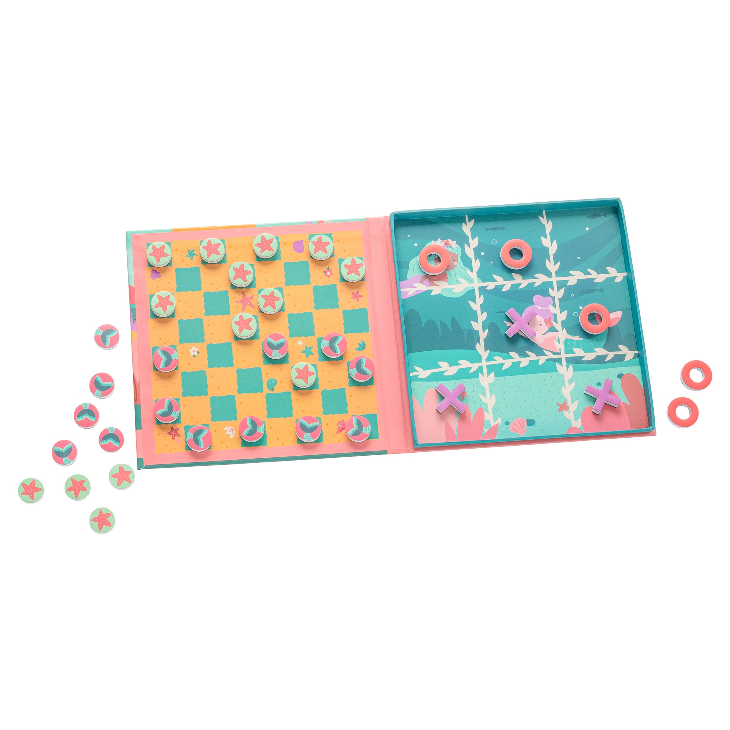 Stephen Joseph Magnetic 2-in-1 Game – Mermaid