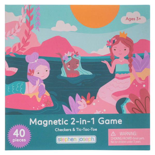 Stephen Joseph Magnetic 2-in-1 Game – Mermaid