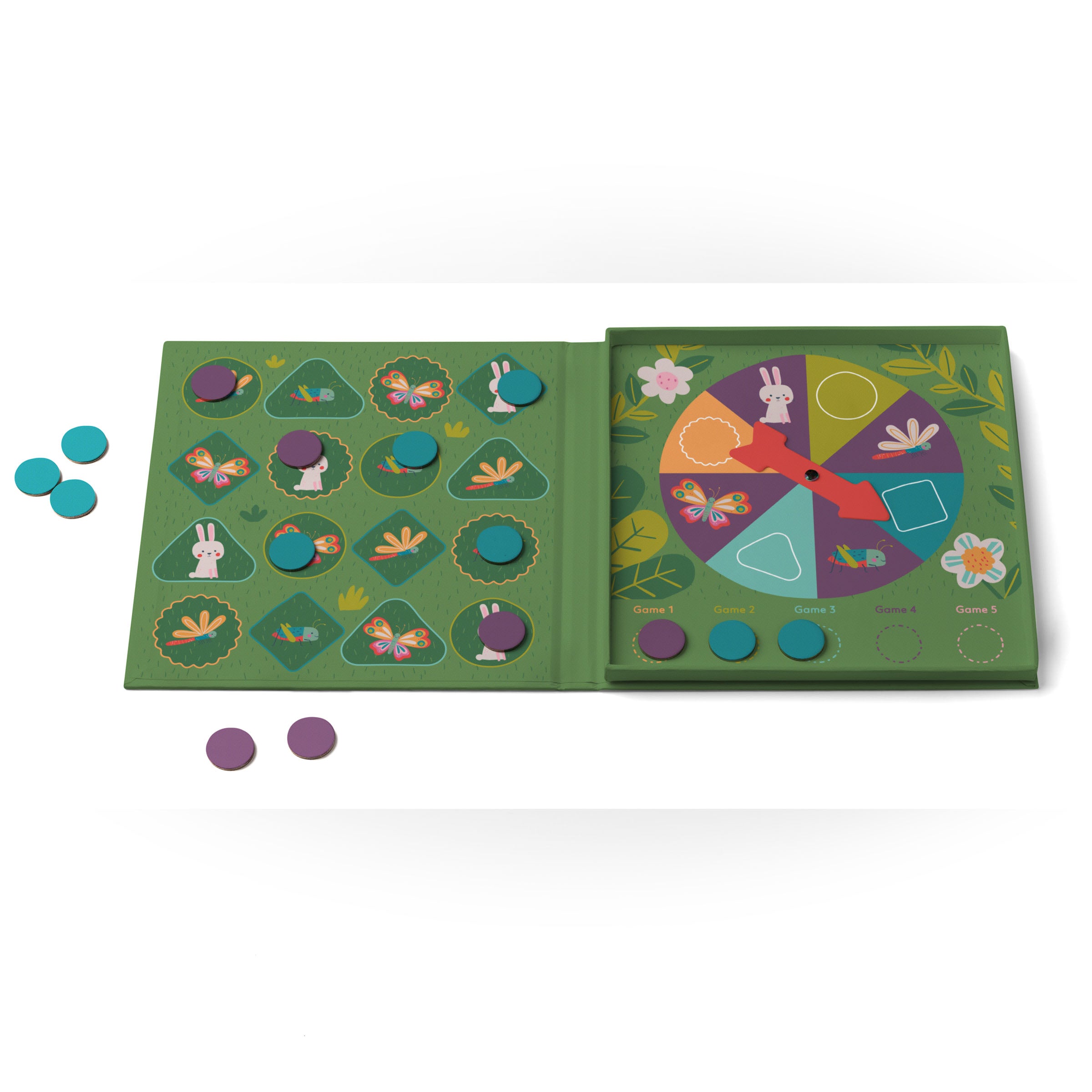 Stephen Joseph Magnetic 4-In-A-Row – Garden