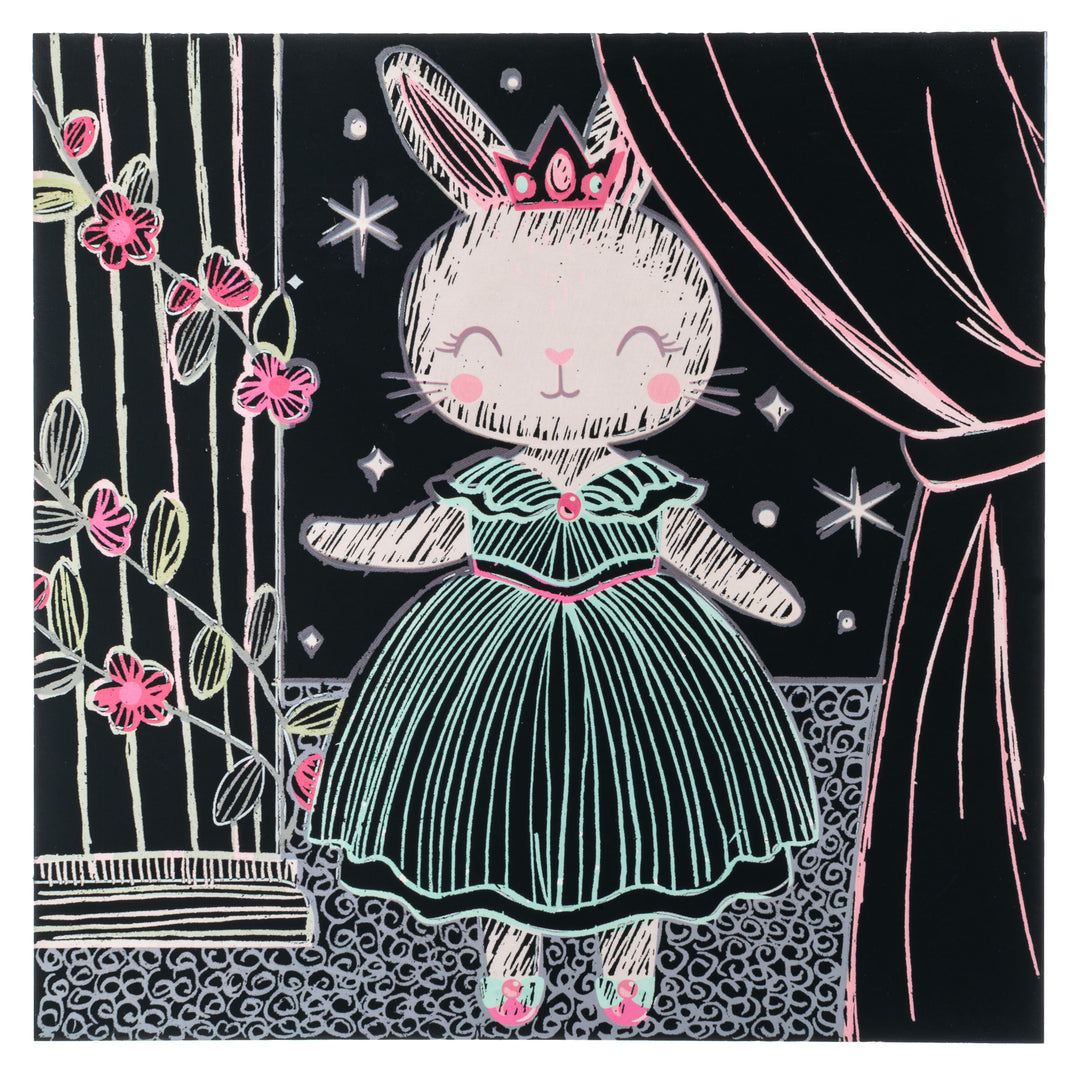 Stephen Joseph Scratch Art Kit – Bunny Cat