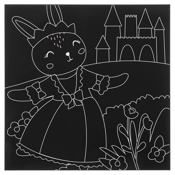 Stephen Joseph Scratch Art Kit – Bunny Cat