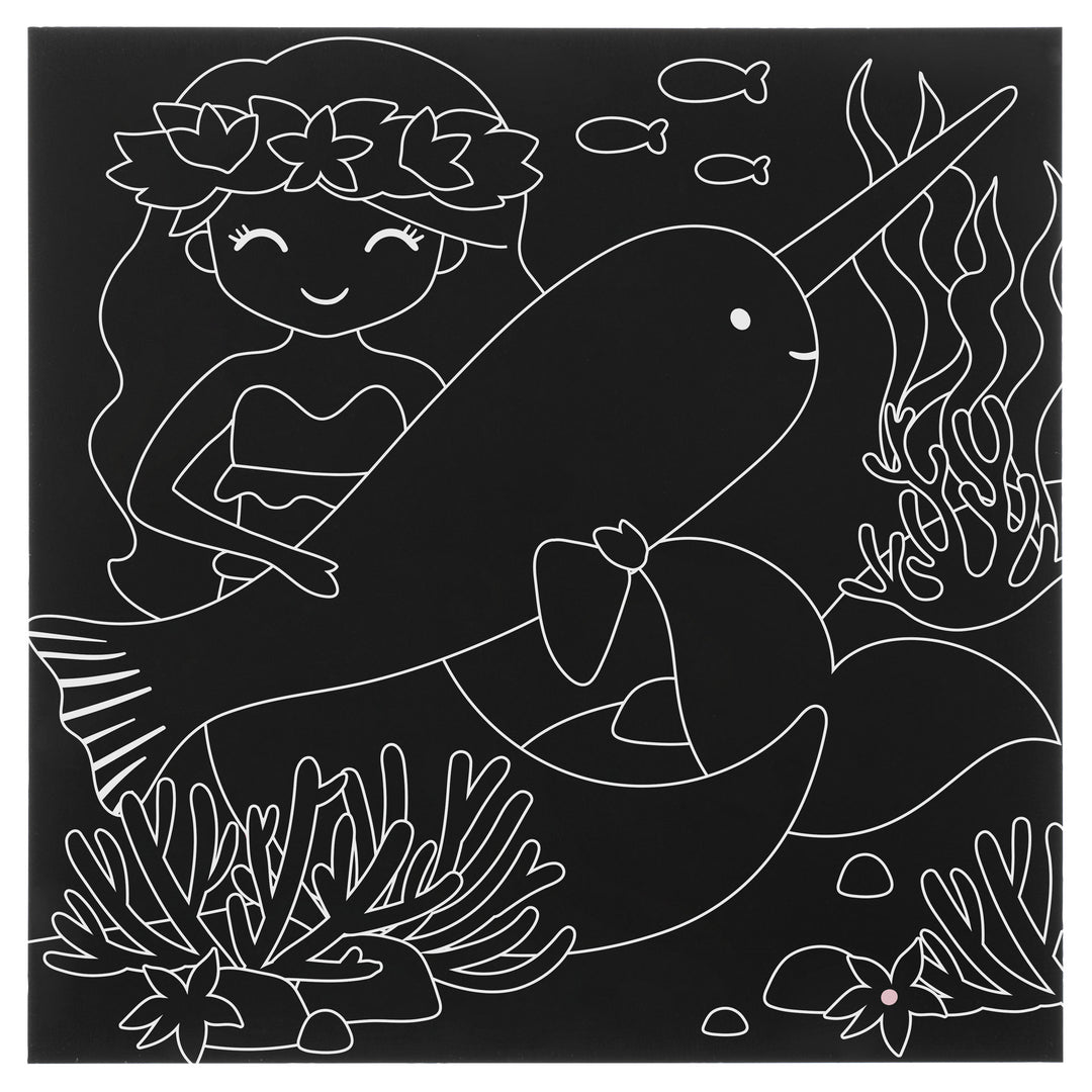 Stephen Joseph Scratch Art Kit – Mermaid