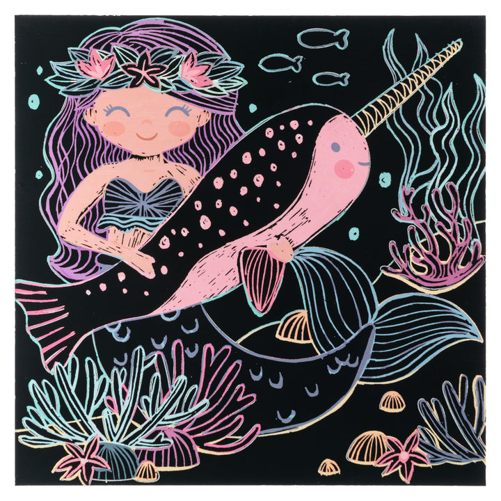 Stephen Joseph Scratch Art Kit – Mermaid
