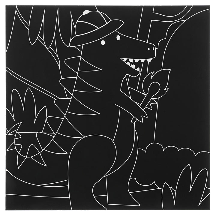 Stephen Joseph Scratch Art Kit – Dino