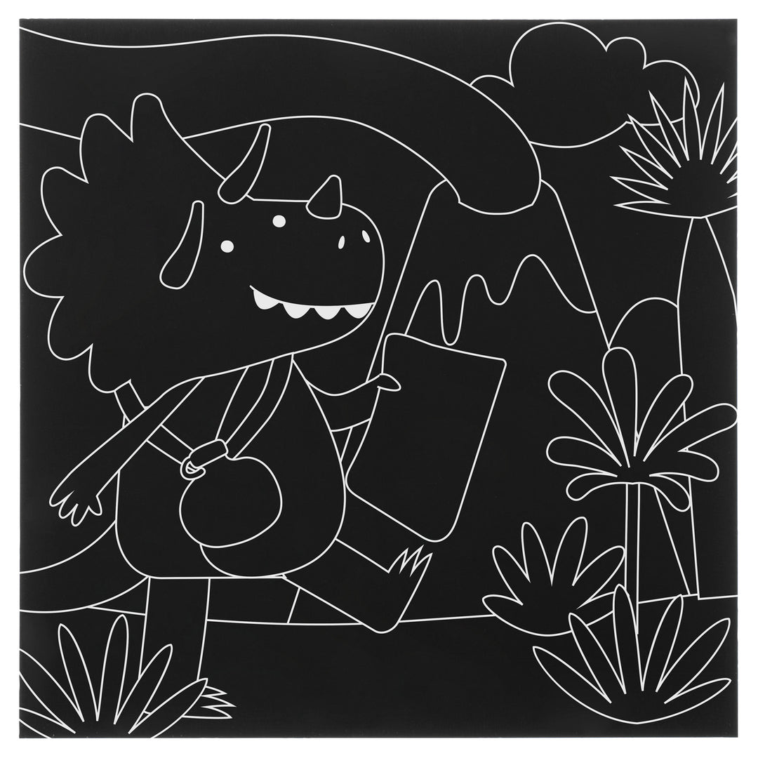 Stephen Joseph Scratch Art Kit – Dino