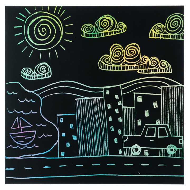 Stephen Joseph Scratch Art Kit – Shark