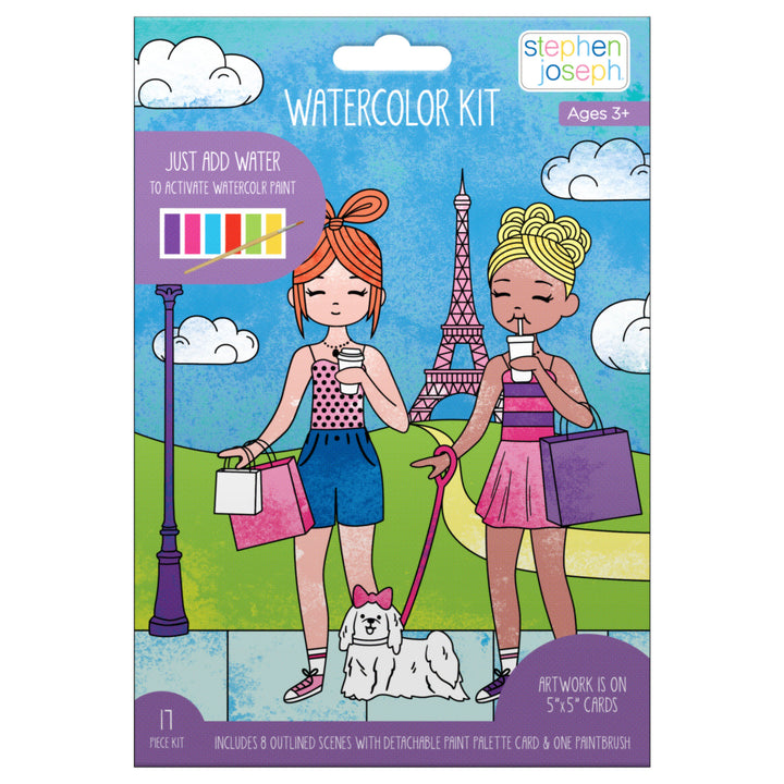 Stephen Joseph Watercolour Art Kit – Shopping In Paris