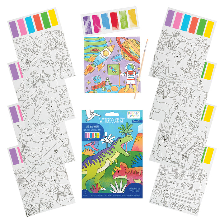 Stephen Joseph Watercolour Art Kit – Wild Adventure