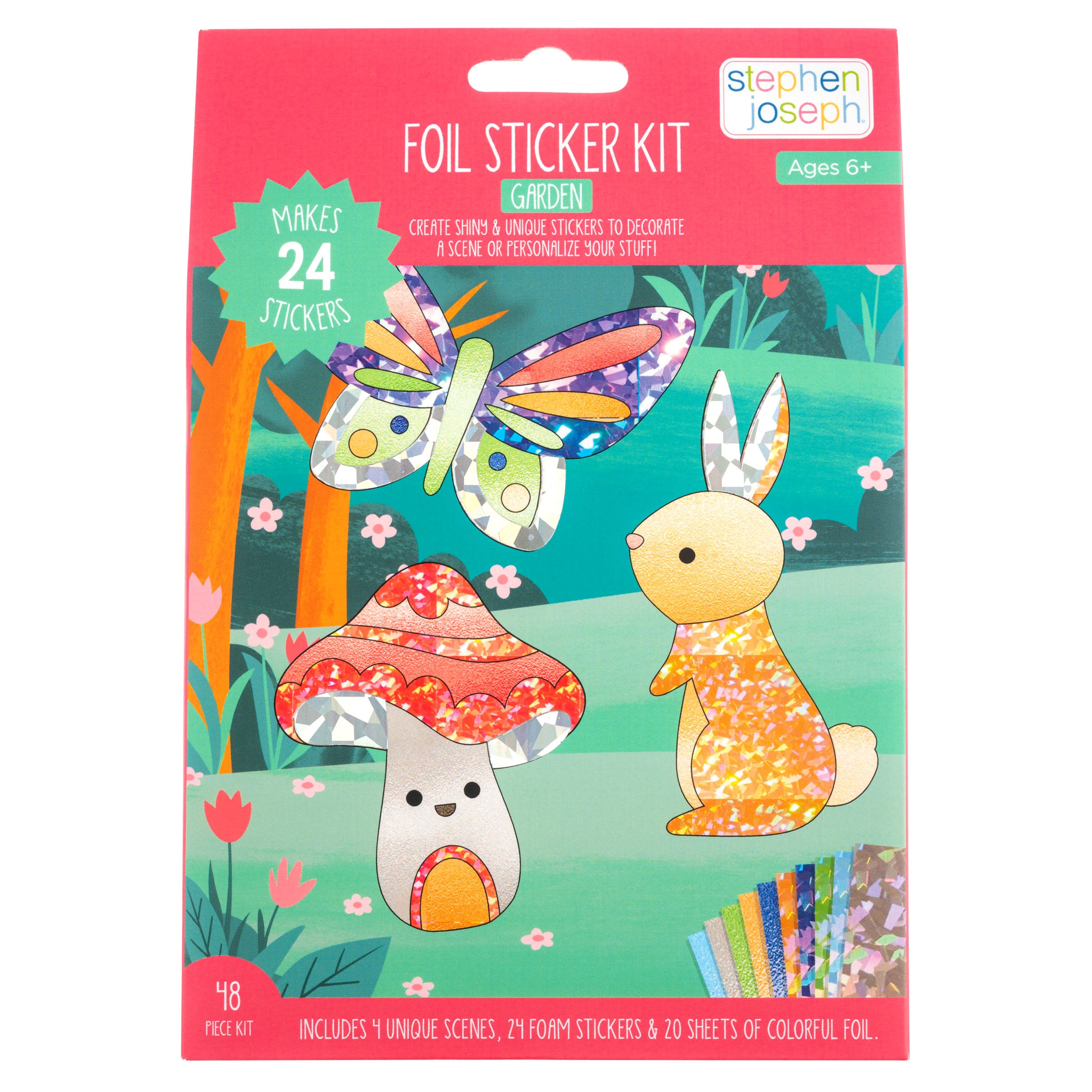 Stephen Joseph Sticker Stephen Joseph Foil Sticker Kit – Garden | Make Believe Co.