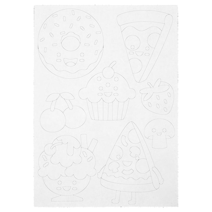 Stephen Joseph Foil Sticker Kit – Food