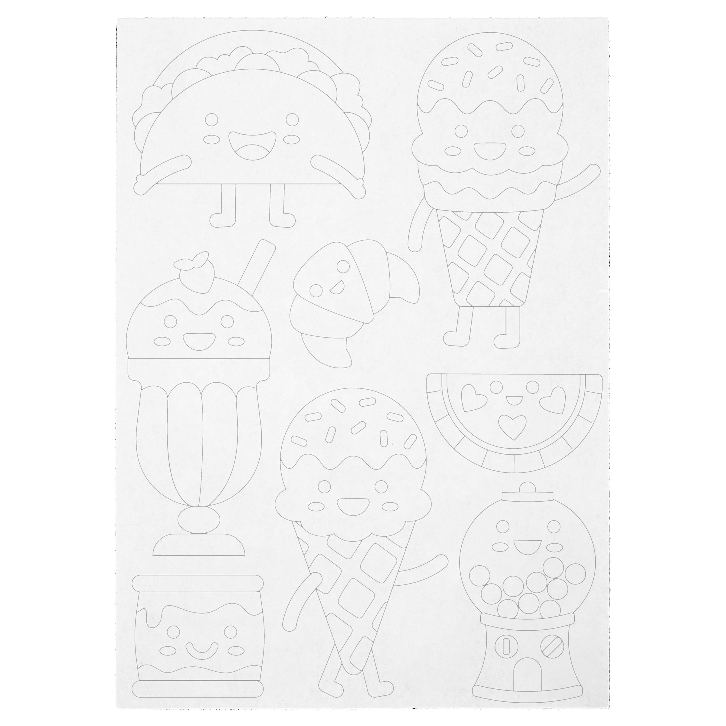 Stephen Joseph Foil Sticker Kit – Food