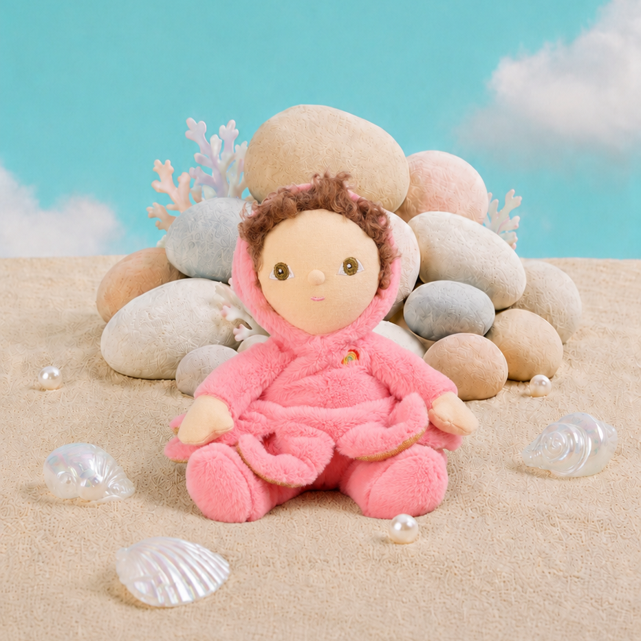 Olli Ella Seashell Shores Lagoonies Dinky Dinkum Doll – Olivia Octopus (Limited Edition)