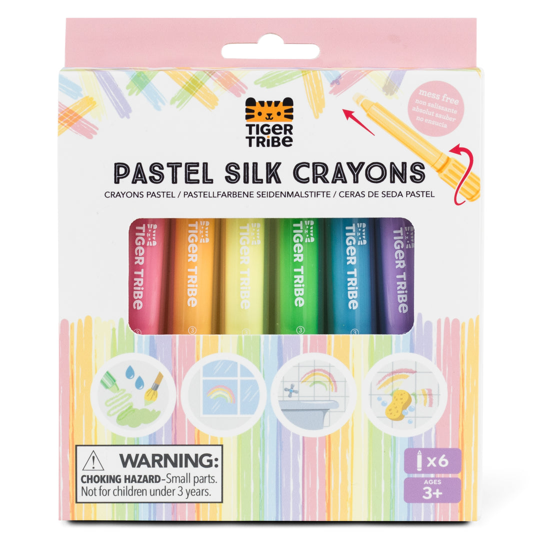 Tiger Tribe Pastel Silk Crayons (Set of 6)