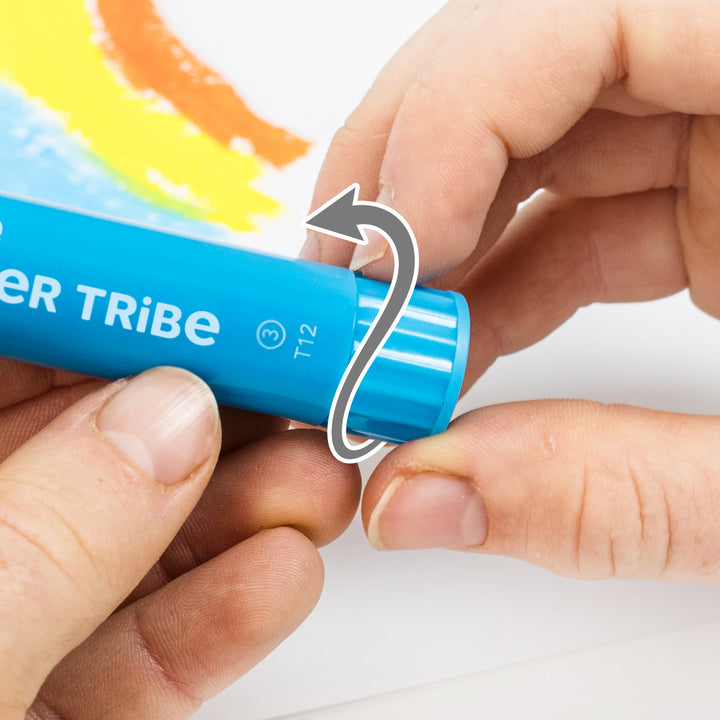 Tiger Tribe Mini Silk Crayons (Set of 12)