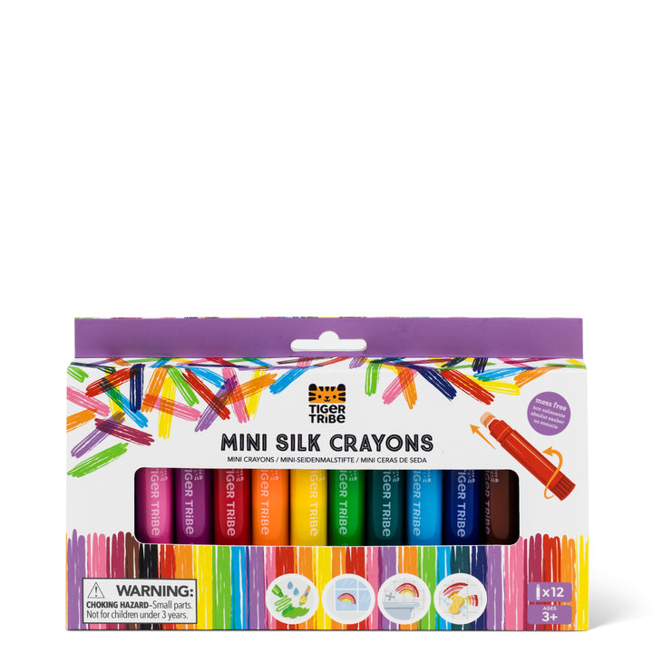 Tiger Tribe Mini Silk Crayons (Set of 12)