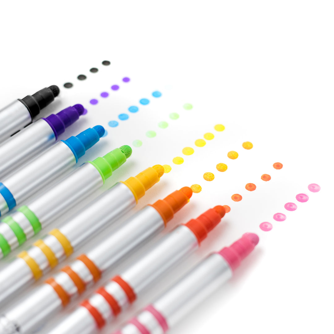 Tiger Tribe Dual-Tip Paint Pens (Set of 8)