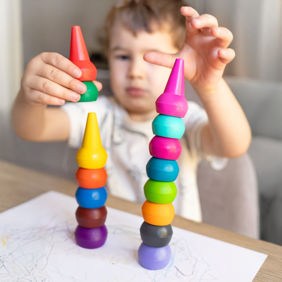 Tiger Tribe Stackable Crayons – Candy Colours (Set of 8)