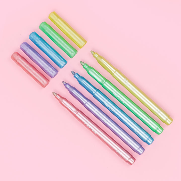 Tiger Tribe Shimmer Markers (Set of 6)