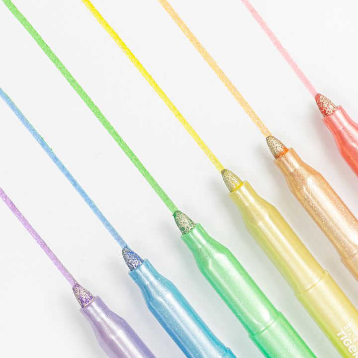 Tiger Tribe Shimmer Markers (Set of 6)