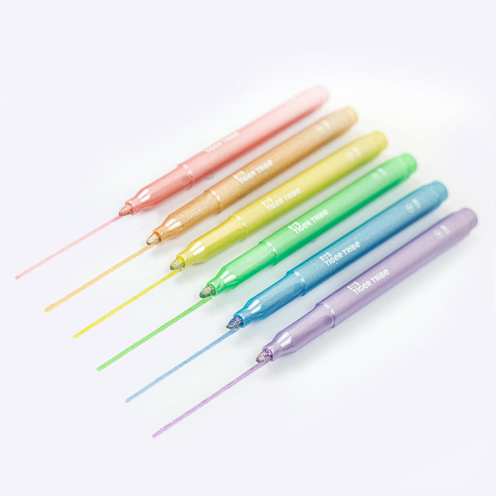 Tiger Tribe Shimmer Markers (Set of 6)