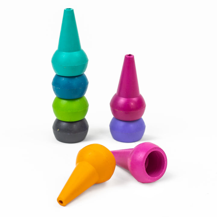 Tiger Tribe Stackable Crayons – Candy Colours (Set of 8)