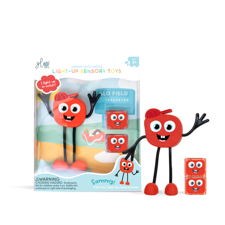 Glo Pals® Water Activated Light-Up Sensory Toys – Sammy