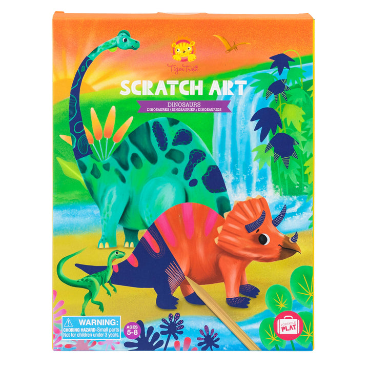Tiger Tribe Scratch Art – Dinosaur