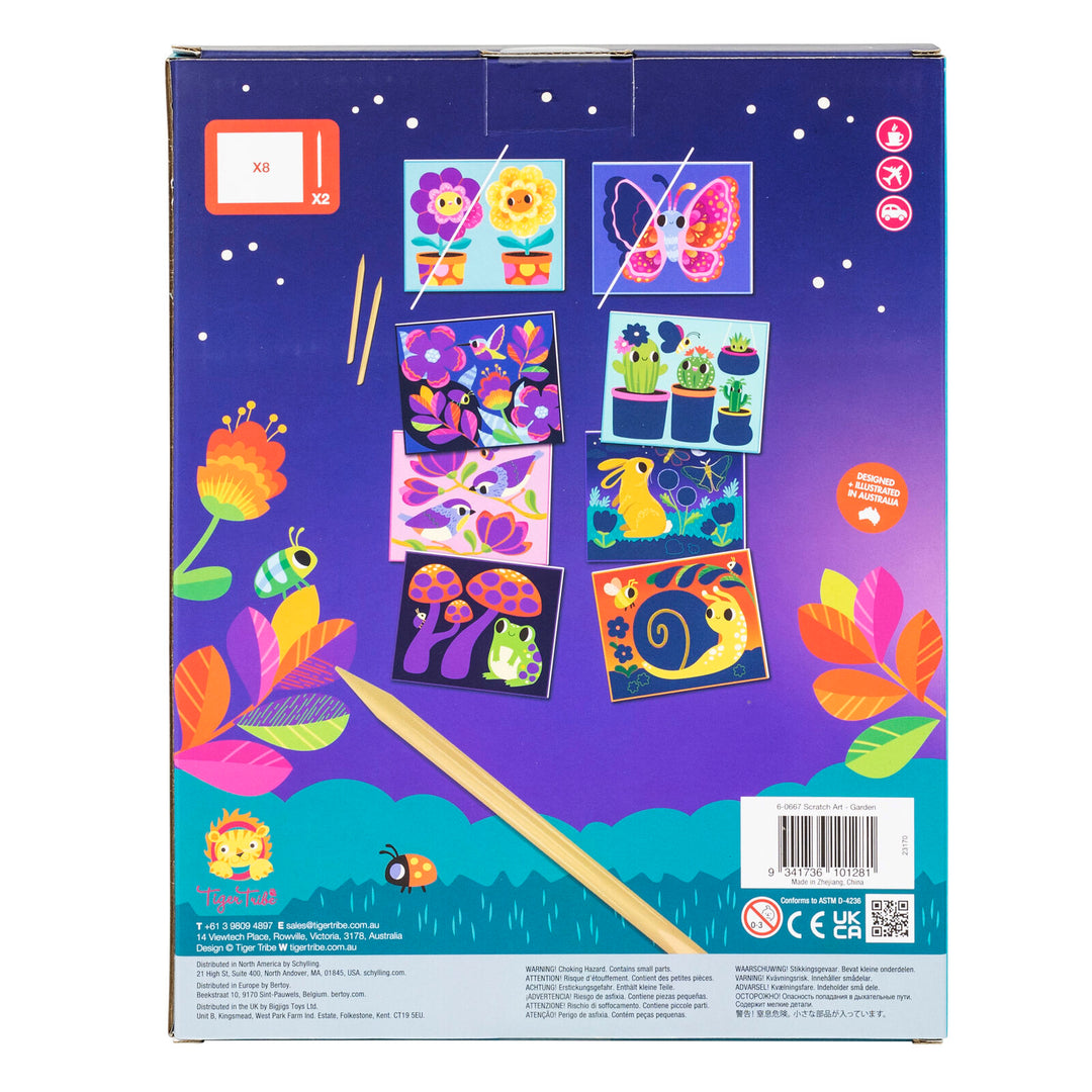 Tiger Tribe Scratch Art – Garden