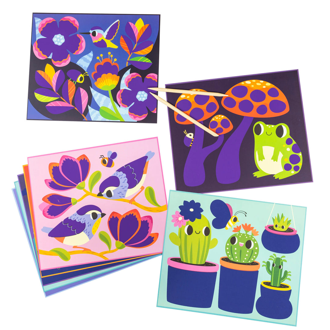 Tiger Tribe Scratch Art – Garden