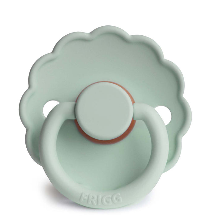 FRIGG Daisy Round Latex Pacifier – Seafoam