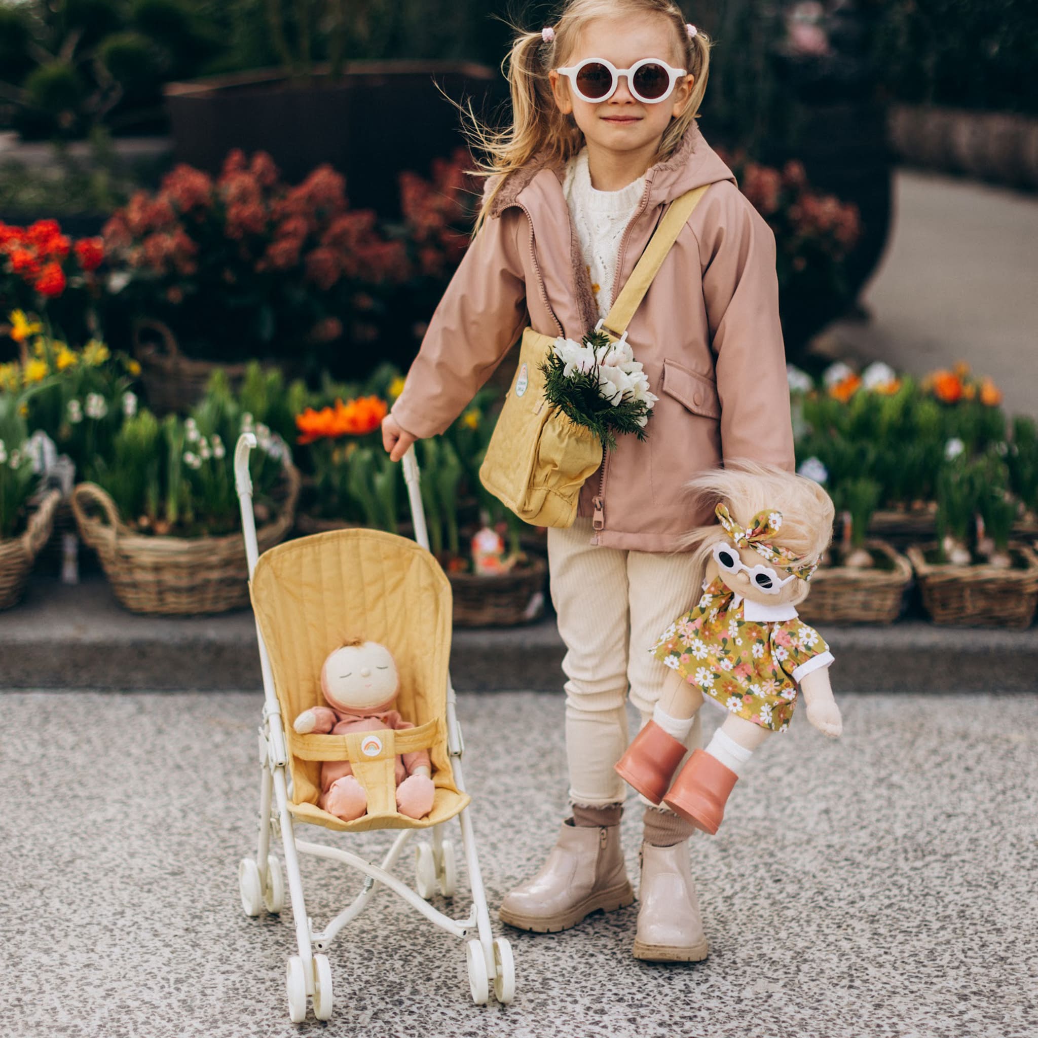 Olli Ella Sollie Stroller – Honey