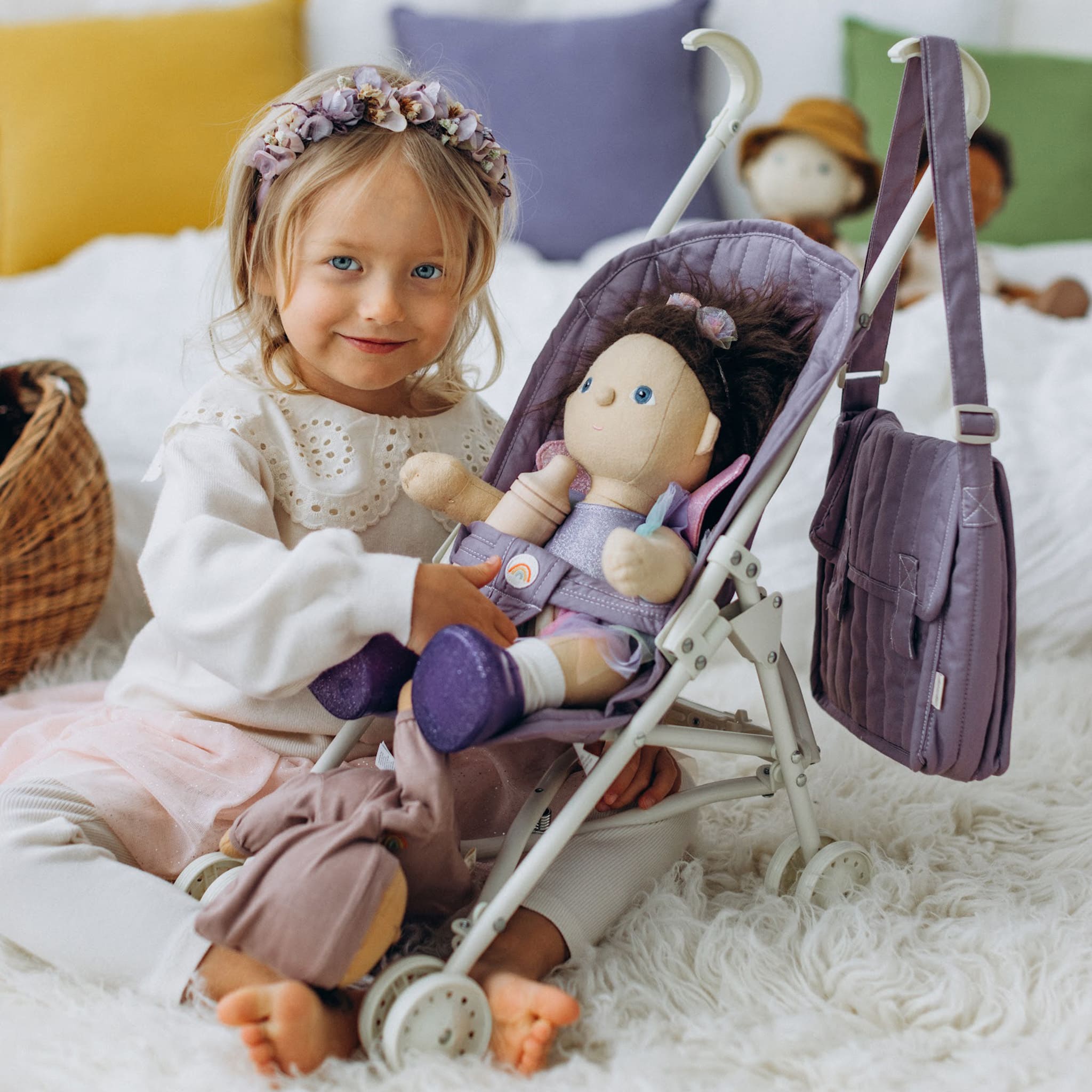 Olli Ella Sollie Stroller – Lavender