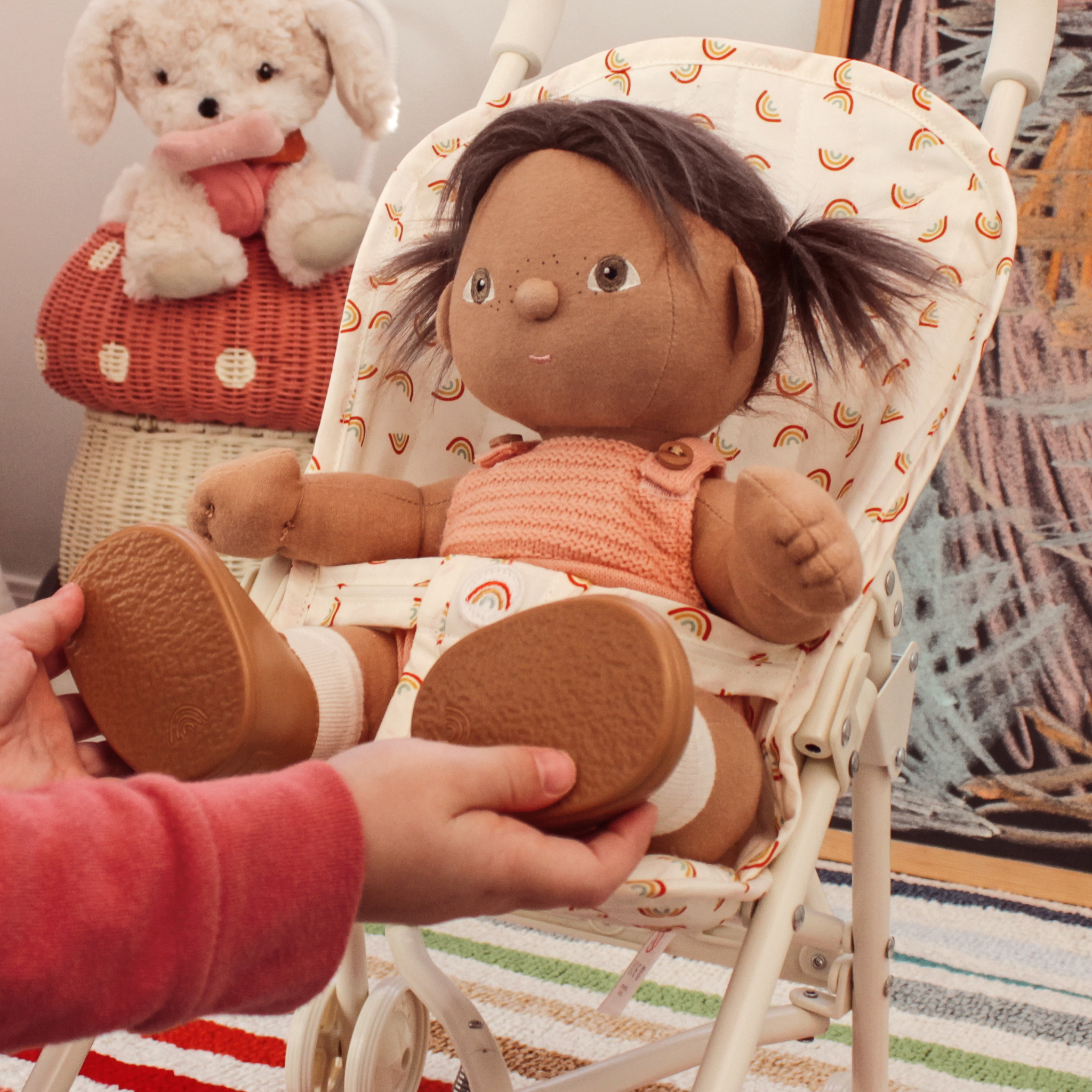 Olli Ella Sollie Stroller – Rainbow