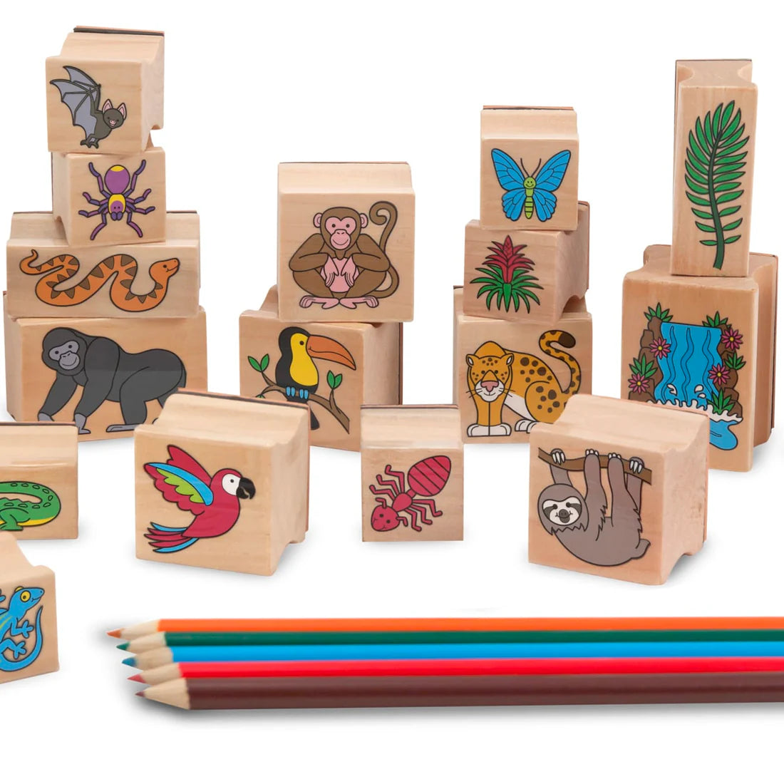 Melissa & Doug Stamp-a-Scene Rain Forest